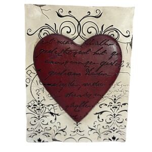 New View Gifts & Accessories Heart Wall Decor Script Love Art Plaque